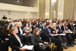 170 Teilnehmerinnen und Teilnehmer aus 37 Ländern besuchten die 14. Berlin Open Access-Konferenz im Harnack-Haus der Max-Planck-Gesellschaft.