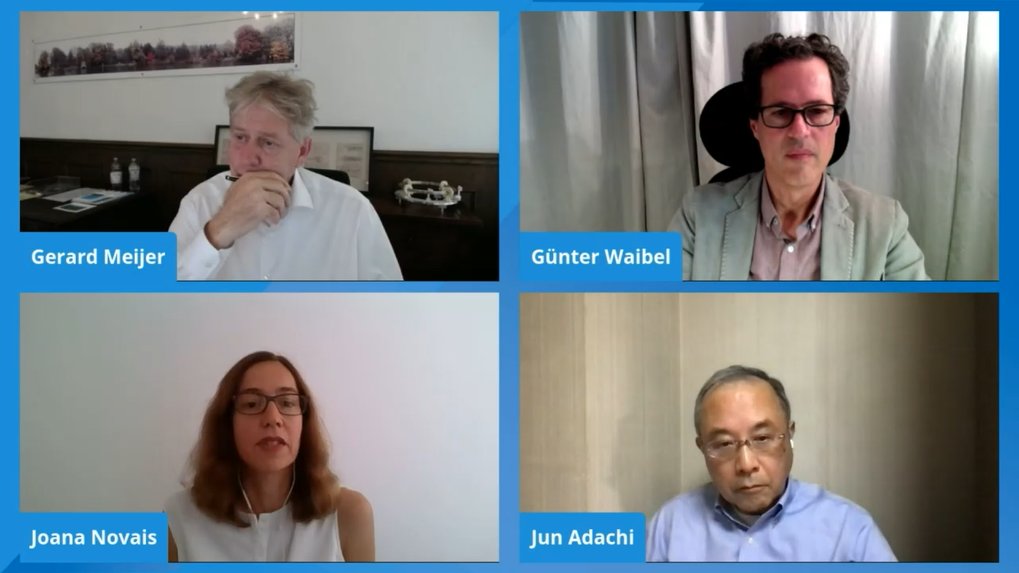 Participants of a plenary discussion